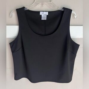 Black Sleeveless Women's Top Size L